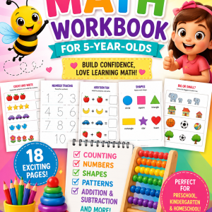 🌈 18-Page Printable Maths Workbook