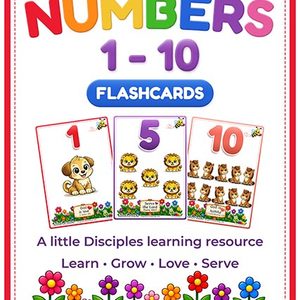 Number Flashcards & Bible Verses